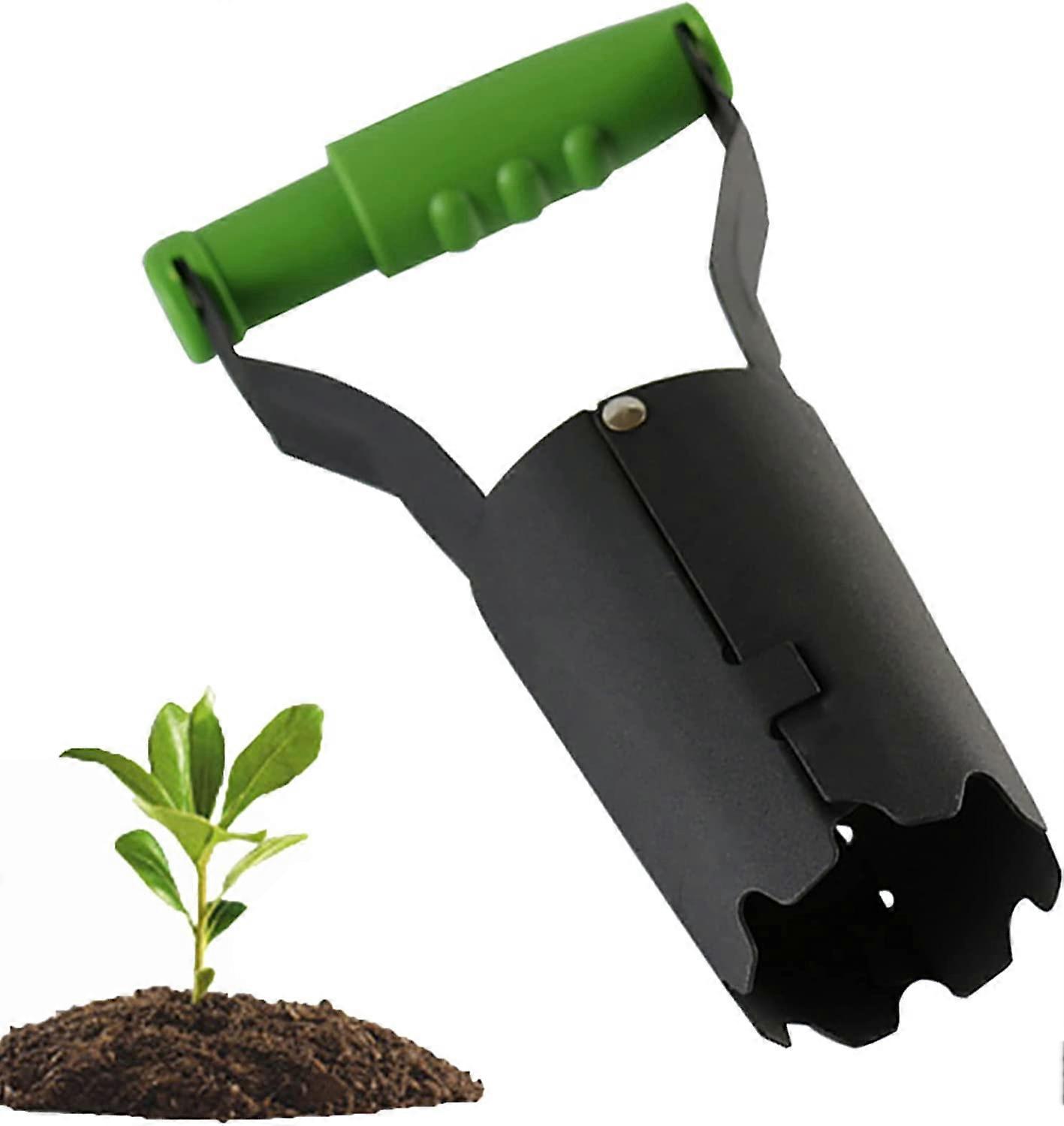 Garden Bulb Pot Seedler For Dig/Fill Hole Bulb Transplanter Planting Automatic Soil Release With Depth Marking Seedler