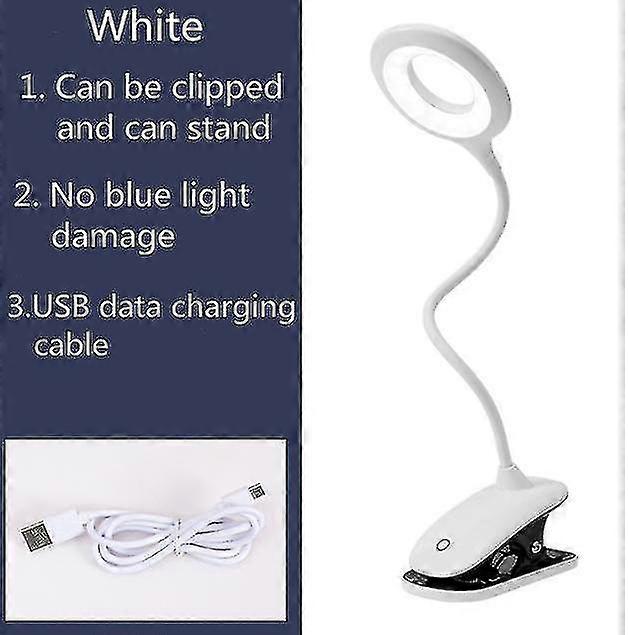 Lampe de bureau à gradation rechargeable à LED