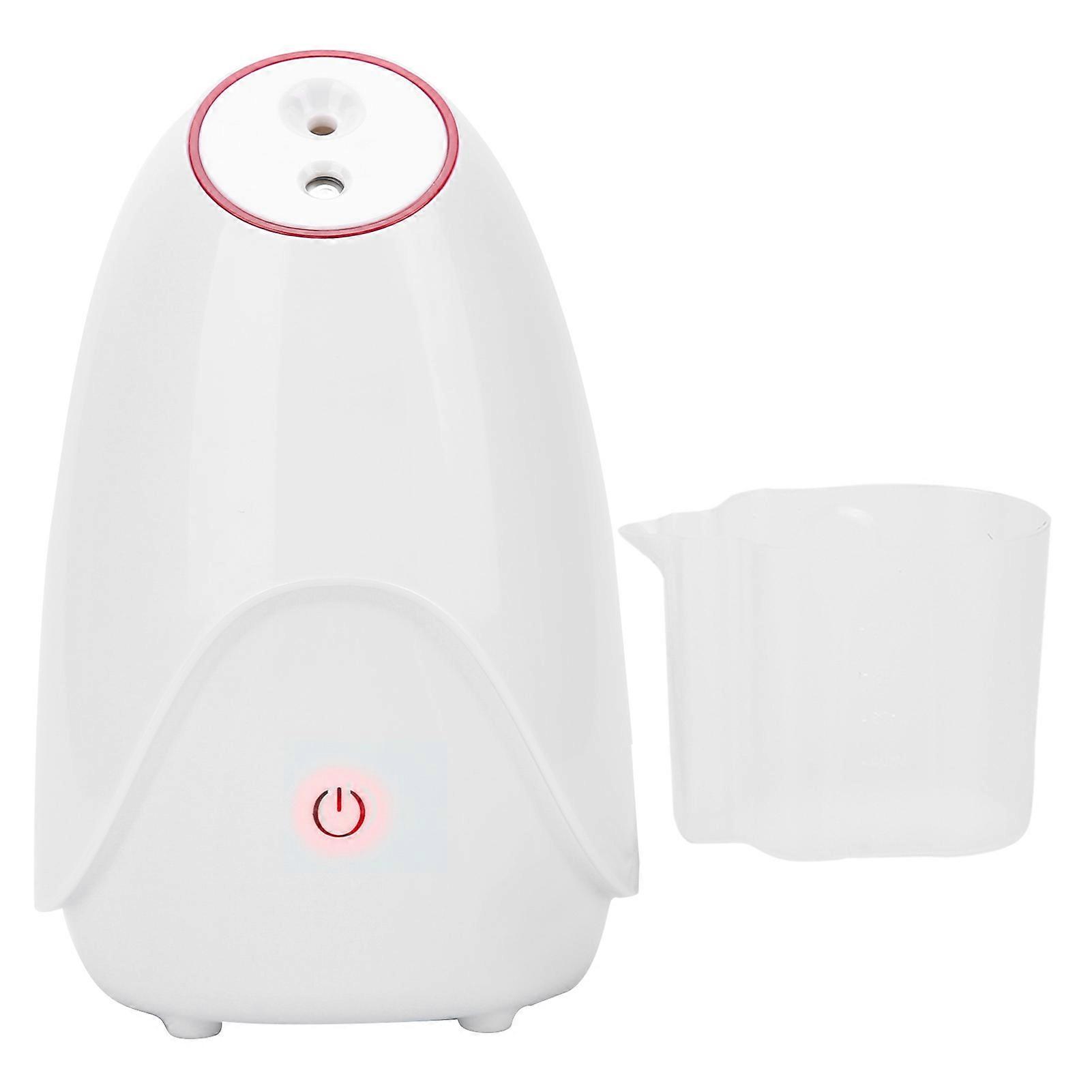 80ml Water Tank Facial Steaming Machine Hot Cold Steam Household Face Steaming Device White