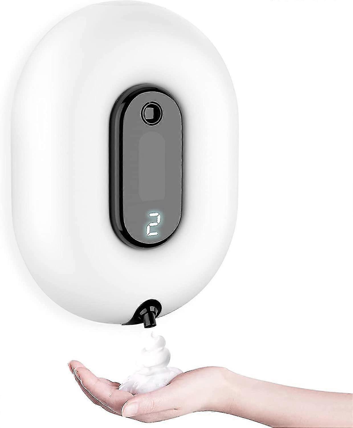 Wall Mounted Automatic Soap Dispenser, Wall1pcswhite