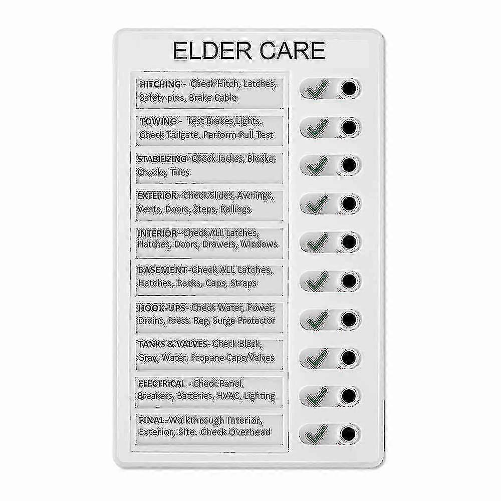 Portable Reusable Checklist