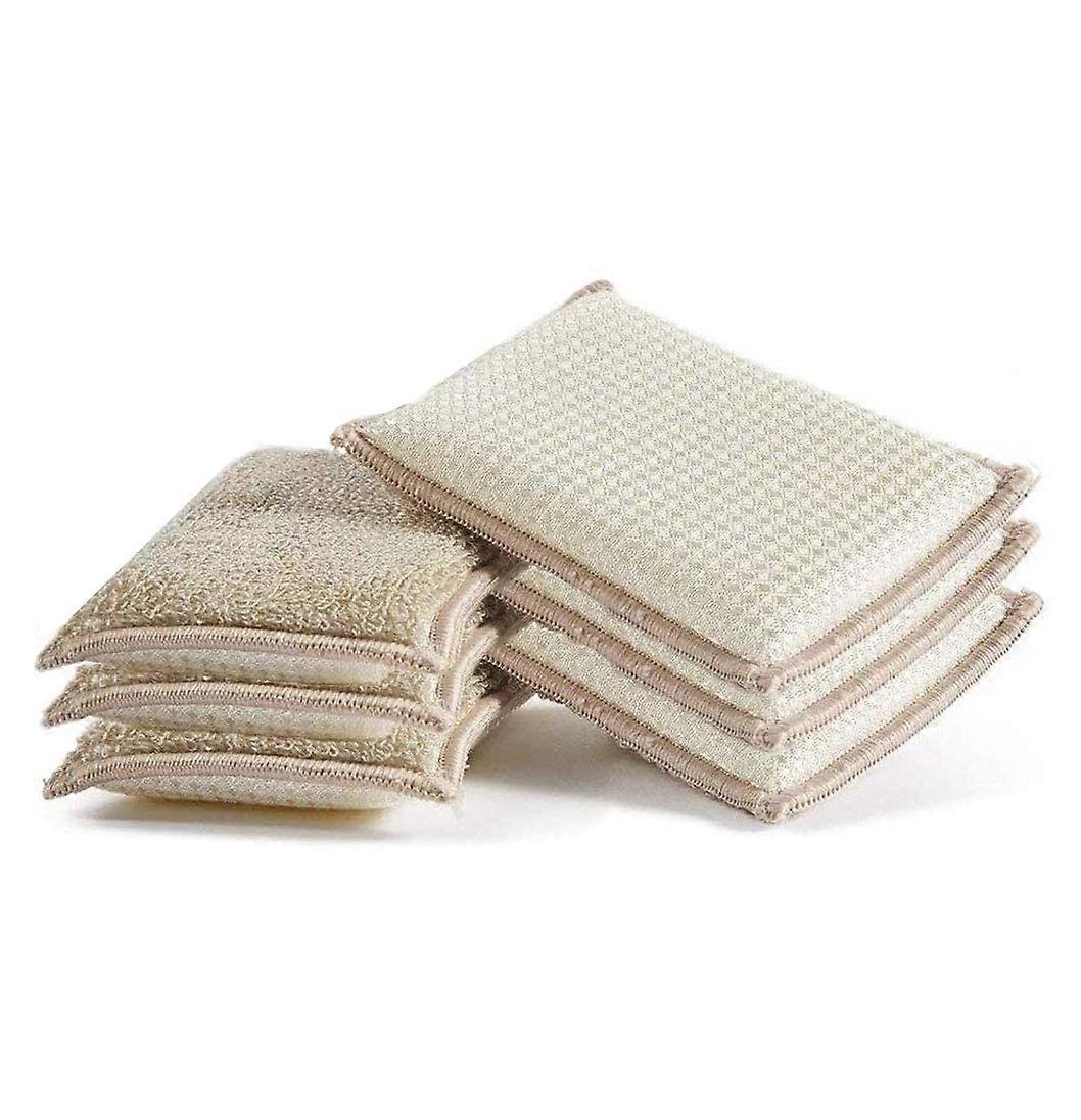 Bamboo Natural Absorbent Sponges Kitchen Cleaning Sponges