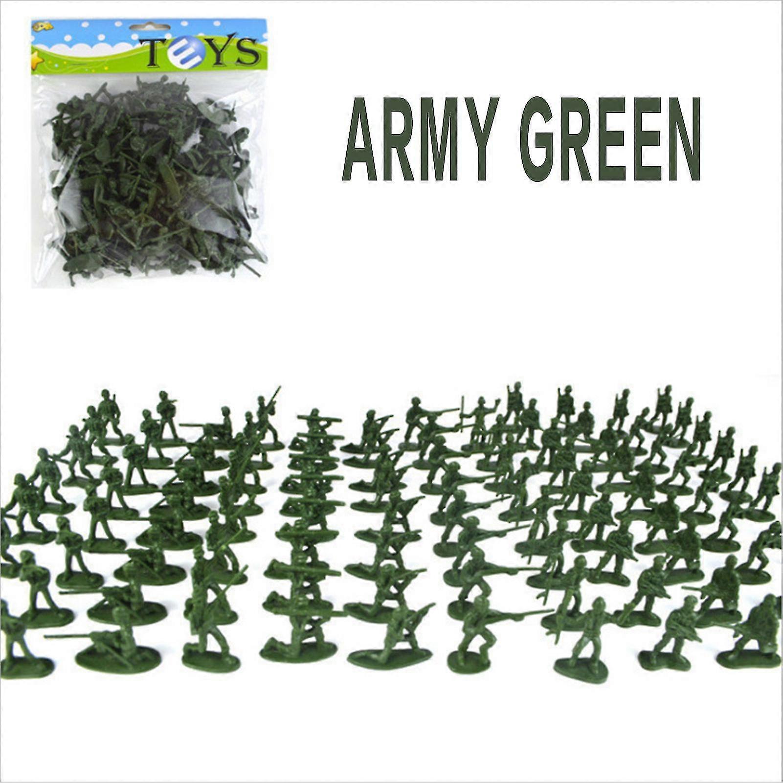 100pcs Army Men Military Set Military Battle Group Plastic Army Men Toy Soldiers Army Men Action Figures