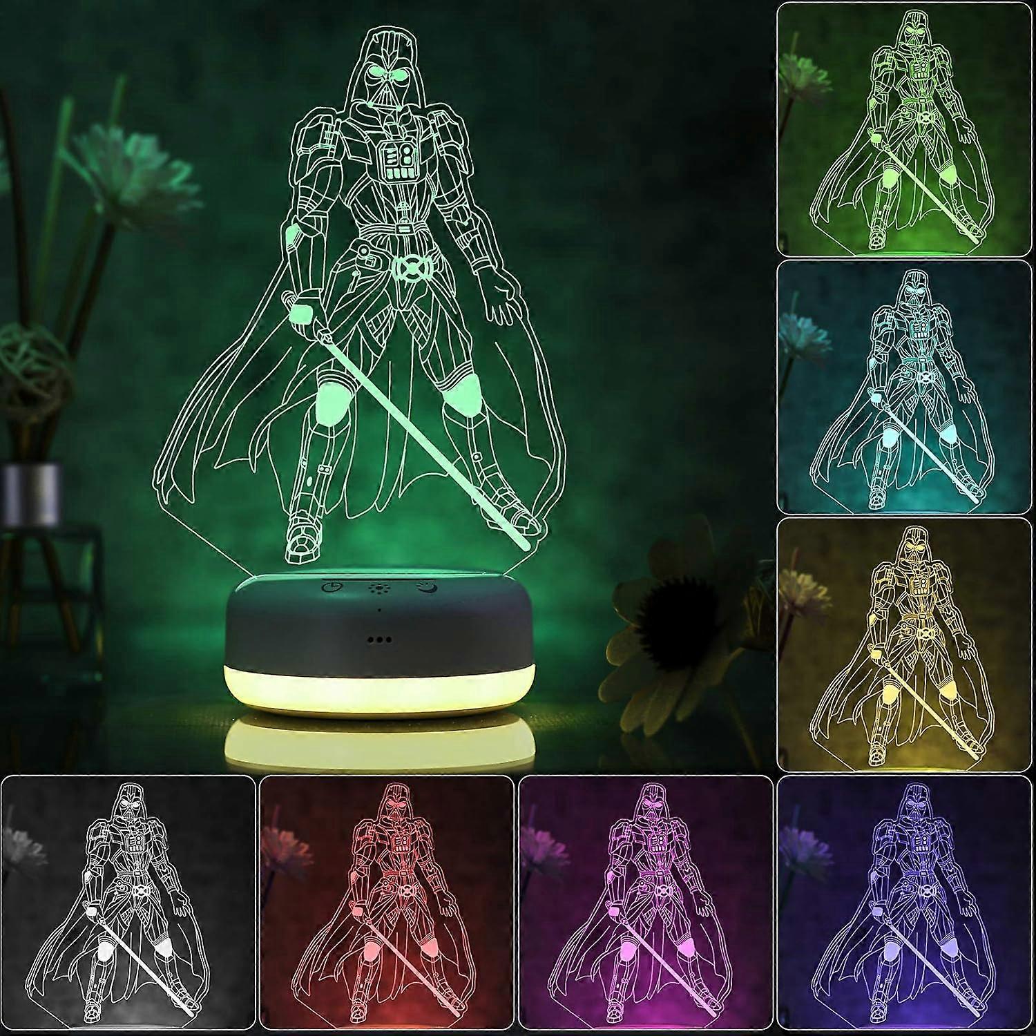 STITCH 3D CARTOON Night Light 7 Colour Change Child LED Desk Touch Lamp