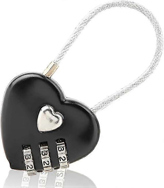 Code Lock, Locker Lock, 3 Digit Resettable Combination Lock, Small Cable Coded Padlock for Suitcase Travel Bag Locker, 1 Piece
