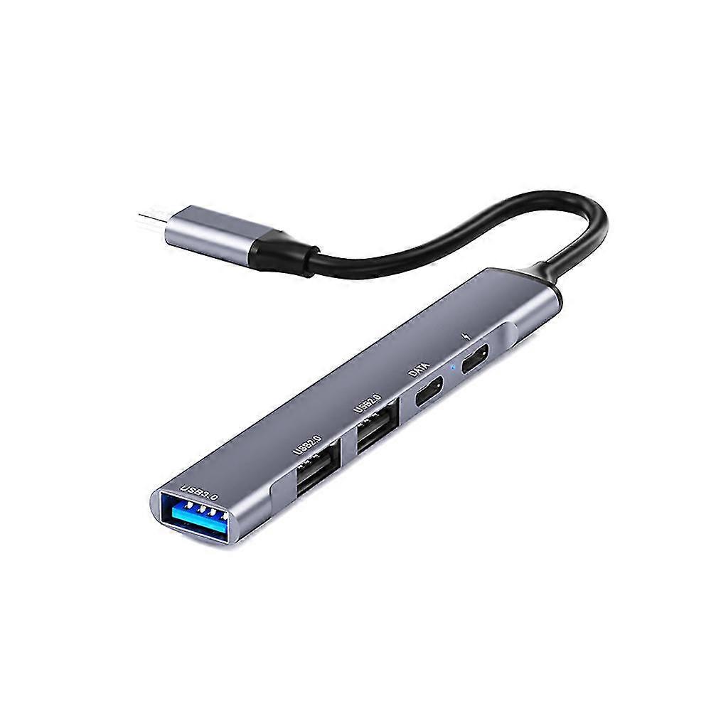 5 in 1 Multifunctional USB C Hub Type-C Adapter Converter Type-C to PD USB-C USB2.0 USB 3.0 Chargin JKW