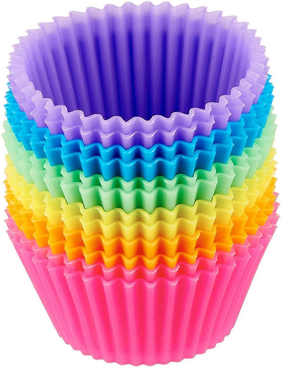 Reusable Silicone Baking Cups Pack of 12