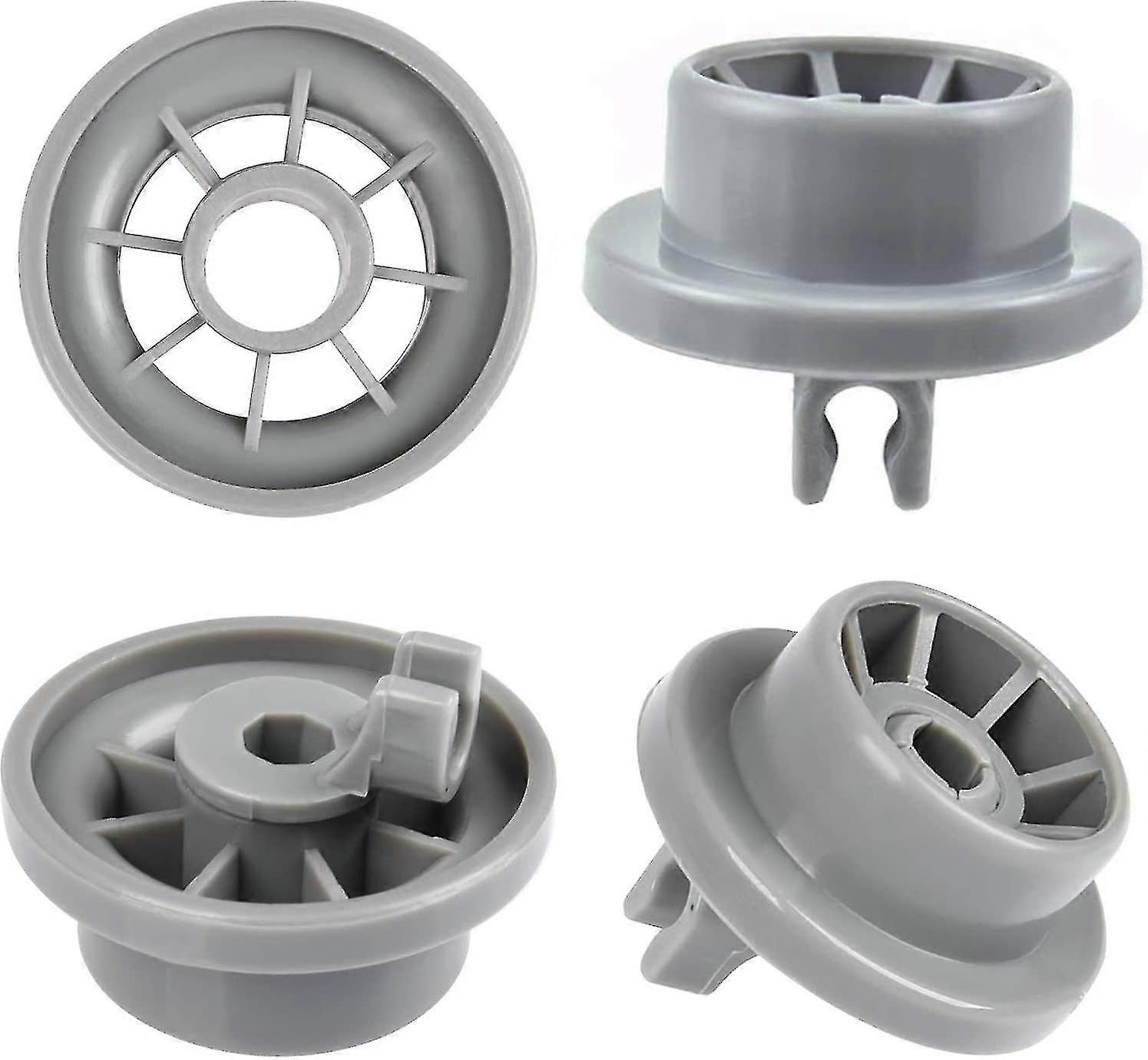 Set med 4 diskmaskinshjul för nedre korg, diskmaskinshjul för Siemens, Bosch 165314