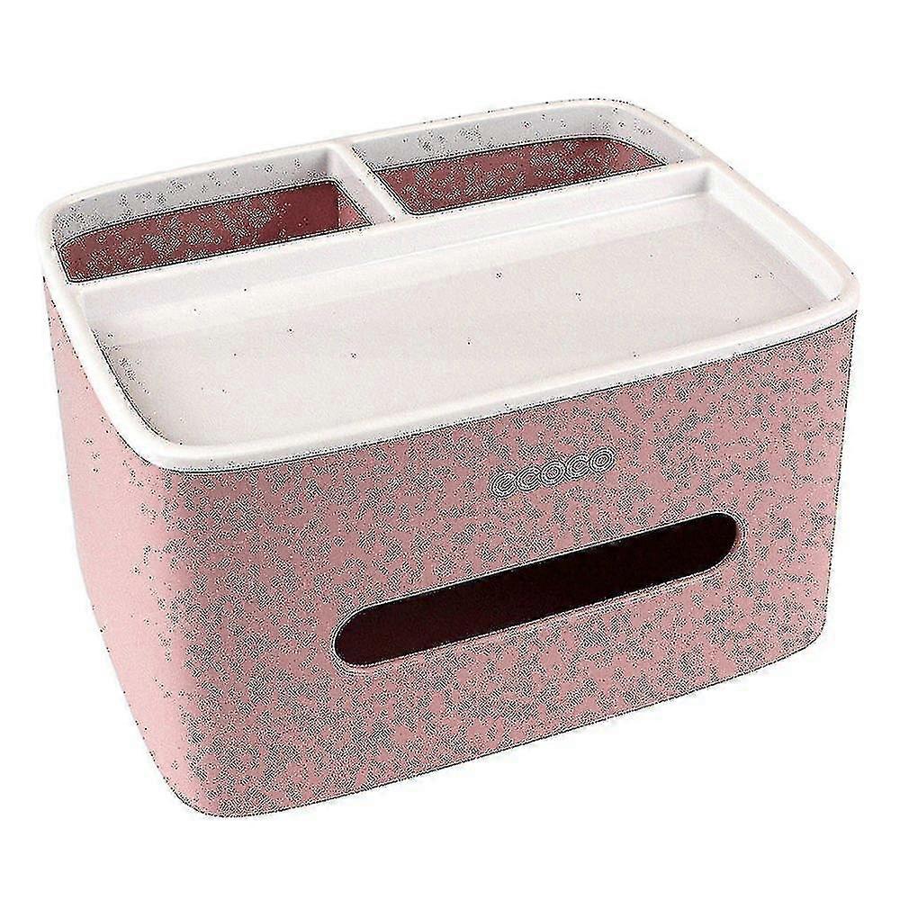 Handkerchief Box With Storage - Pink