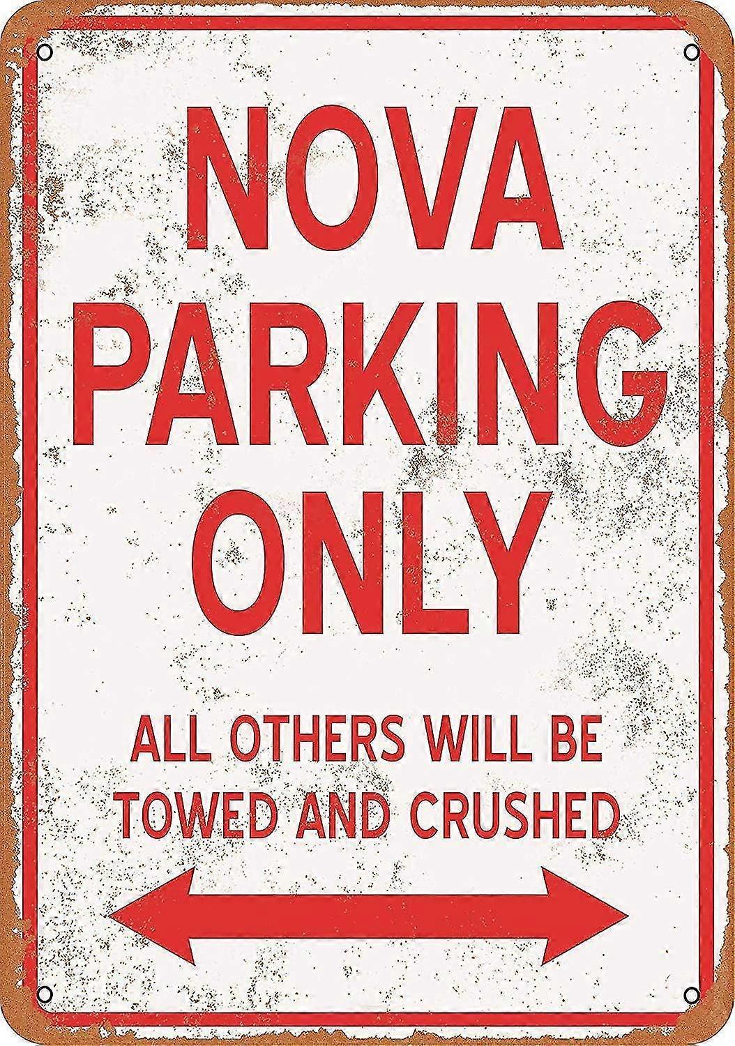 Sinal de metal - Vintage Look Nova Estacionamento Apenas 8x12 polegadas OU 12x16 polegadas polegadas Modo 4149