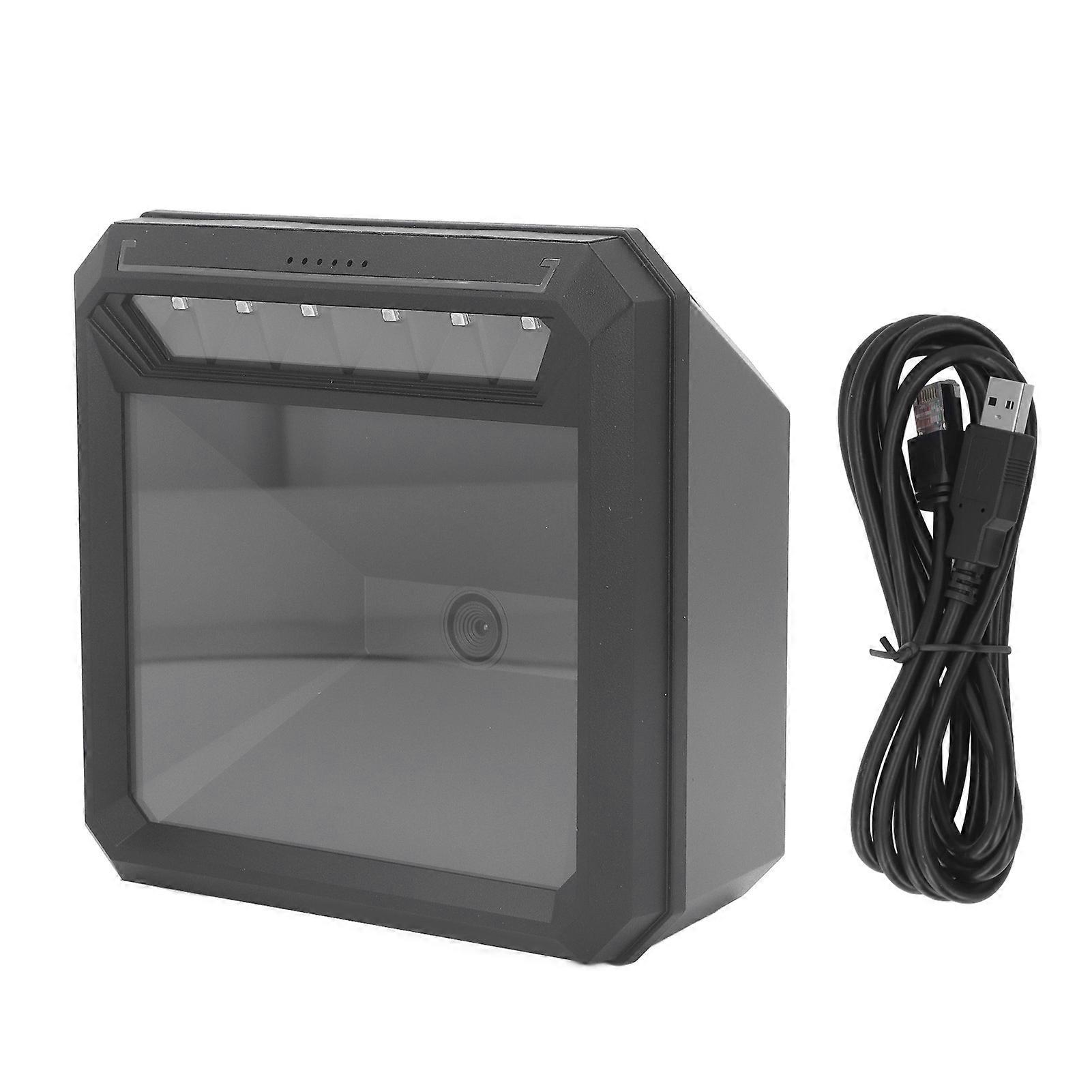 2D Scanning Platform Large Window Desktop Scanner Barcode Reader for Supermarket Pharmacy Cashier MP7000 USB Port