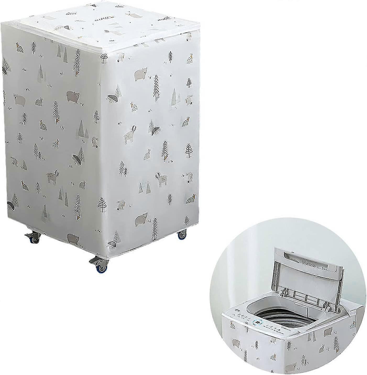 Washing Machine Cover, Waterproof Protector, Dustproof Sunscreen Washing Machine Cover (top Open)