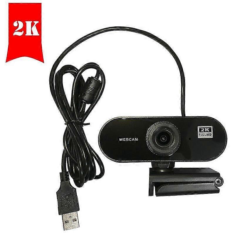 Webcam, 2k Full HD Webcam για το PC Laptop Desktop, Usb κάμερα υπολογιστών για βιντεοκλήση και εγγραφή, Μελέτη, Web Conferencing - SNNGV