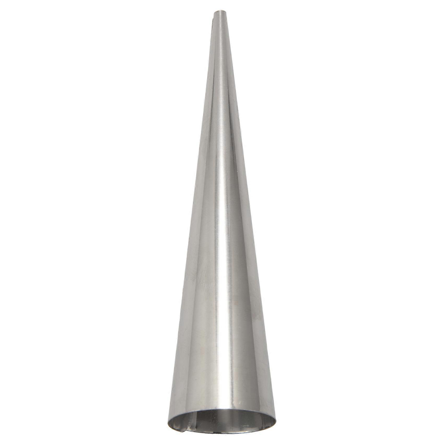 Cream Horn 12Pcs Large Size Baking Cones Stainless Steel Roll Horn Forms Conical Danish Pastry Cones Moulds