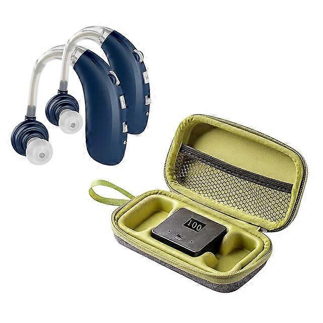 HdO-Hörgerät Bluetooth-kompatible digitale wiederaufladbare Verstärkergeräte mit tragbarem Ladeetui (vier Farben)