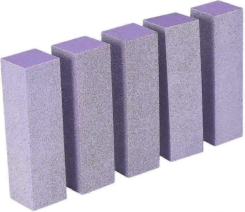10 pcs buffer buffing sanding files manicure polish tool nail art file blocks purple good
