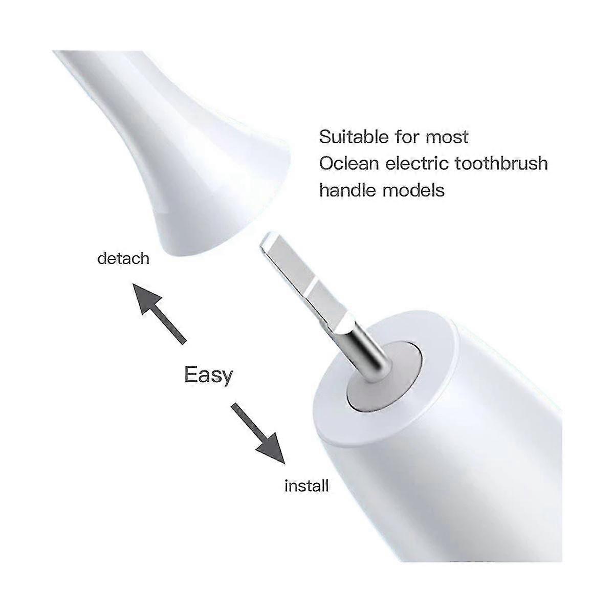 10pcs Replacement Brush Heads For Flowx X Prof1 One Air 2 Electric Toothbrush Soft Bristle Nozzles,a