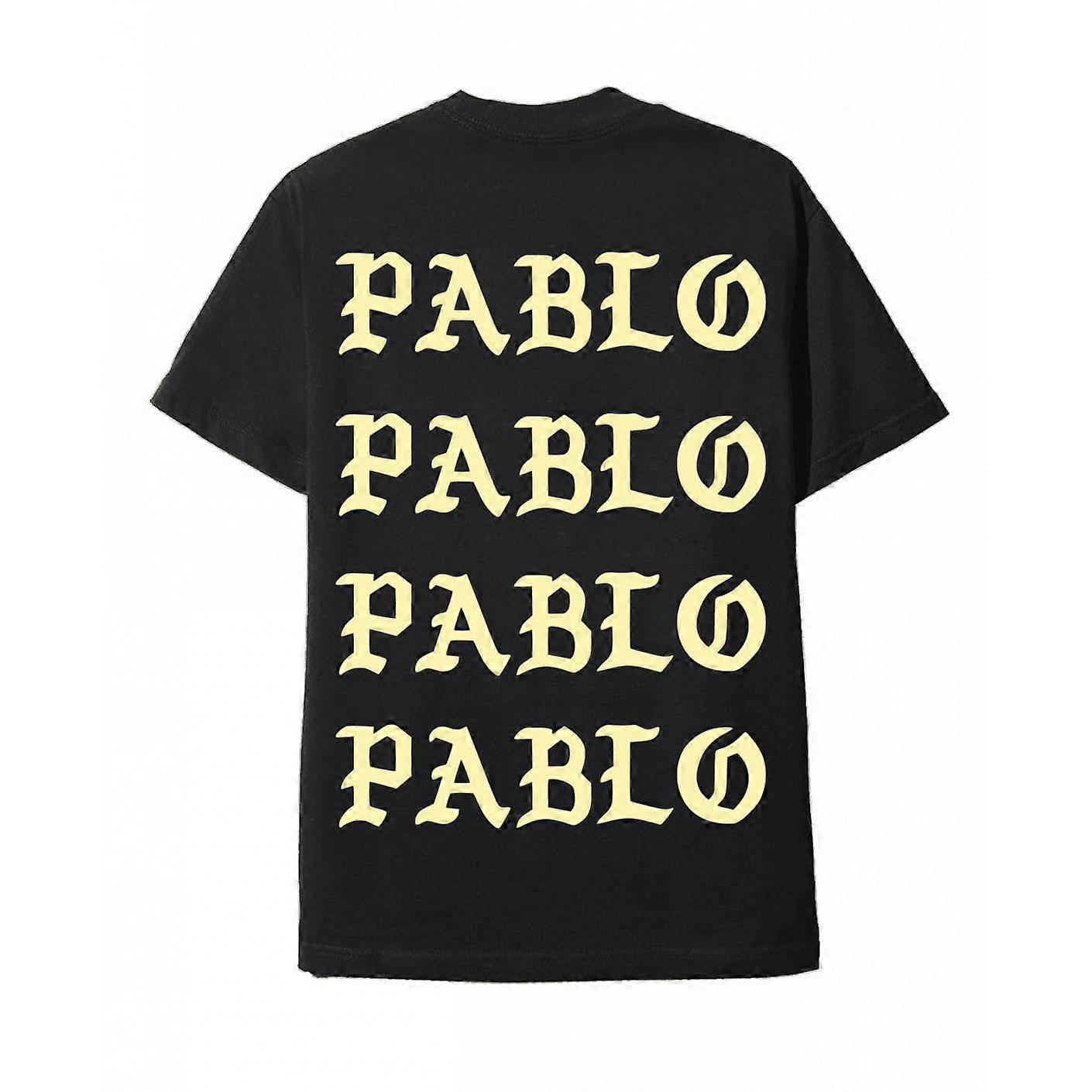 RockShark La vie de Pablo Tee Shirt Noir Pablo Paris Beige Font L