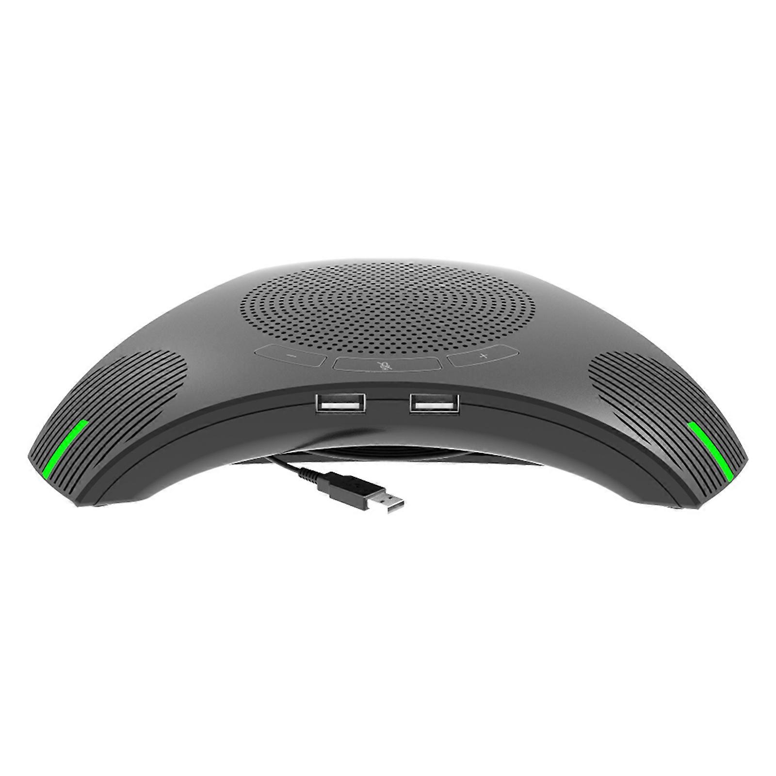 G95 Mini USB Desktop Computer Conference Omnidirectional Microphone Mic Speaker