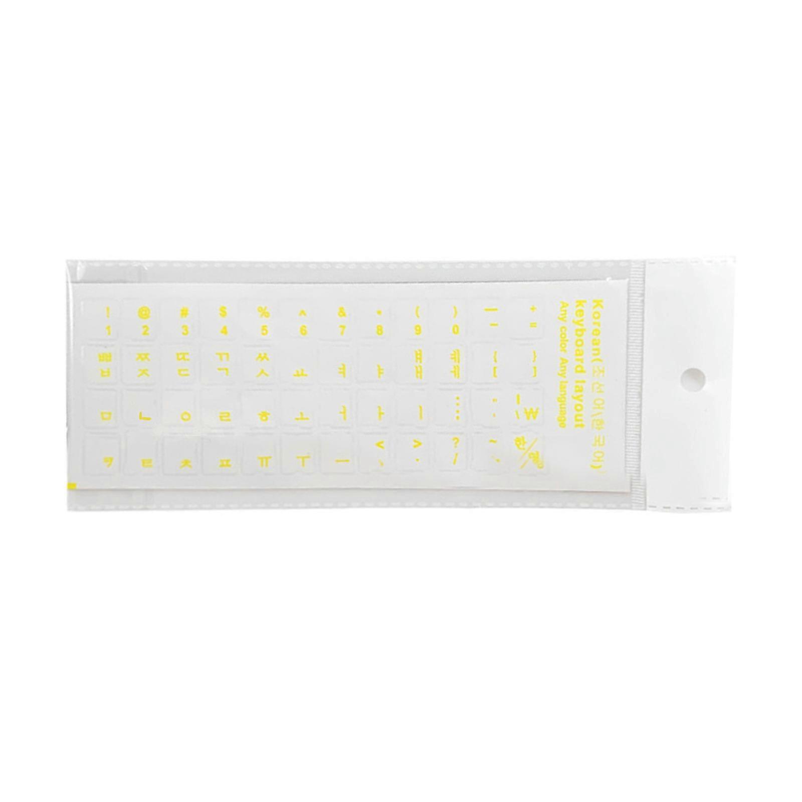 PVC Desktop Keyboard Sticker Korean Keyboard Sticker PVC Keyboard Replacement