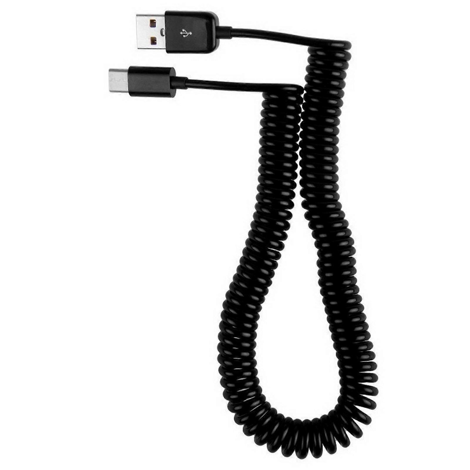 USB-C / Type-C 3.1 to USB 2.0 Spring Data Cable