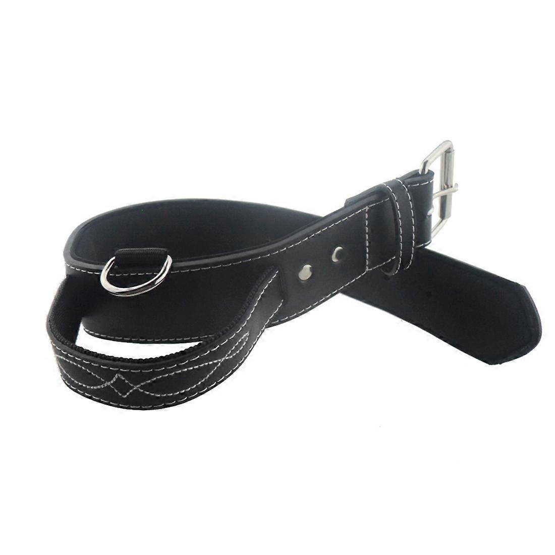 Leather Pet Dog Collar, Size: 4.5*58.5cm