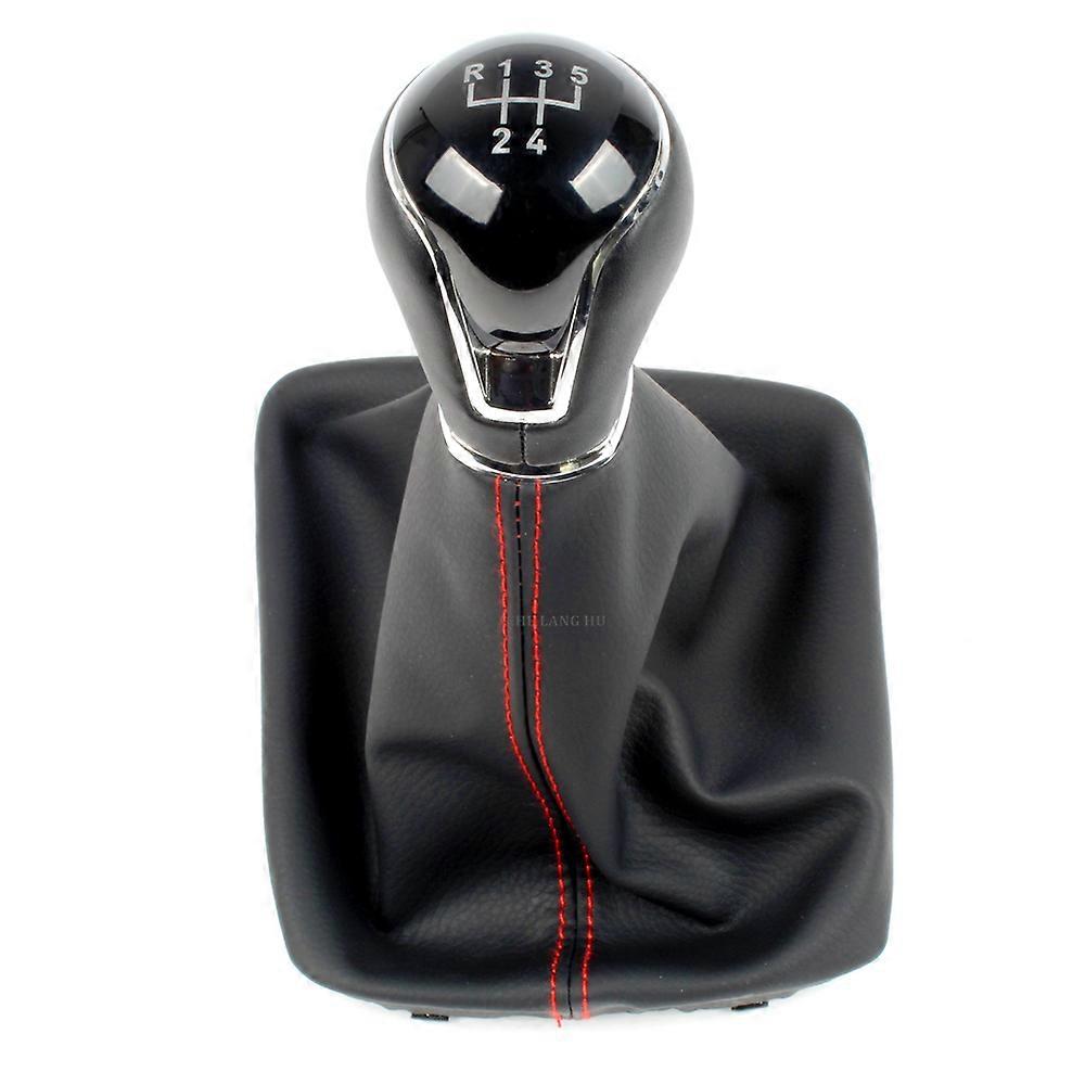 For Seat Leon 5 Doors 2012 2013 2014 2015 2016 2017 2018 2019 2020 5/6 Speed Gear Stick Shift Knob Level Leather Boot