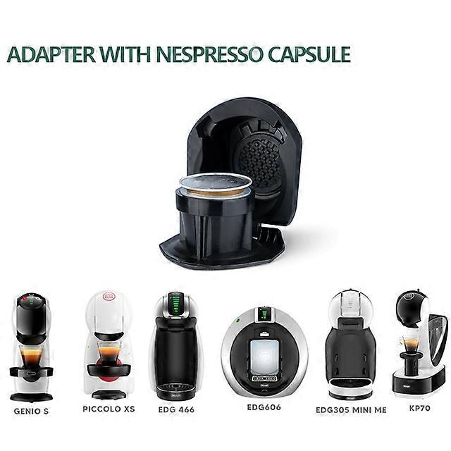 Reusable Adapter for Dolce Gusto Piccolo xs Maker & for Nescafe Genio S Plus Nespresso Coffee Capsule Convert Holder