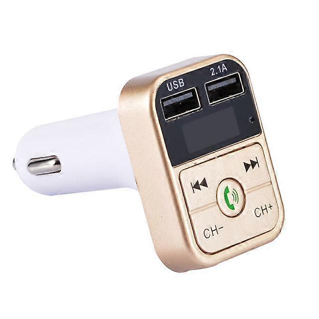 FM Transmitter Wireless Bluetooth-compatible Handsfree MP3 Audio Music Player Dual USB Radio Modulator Car Kit 2.1A Charger