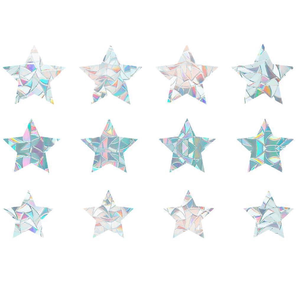 12pcs Anti-collision Window Clings Prevent Birds Strikes Static Glass Decals