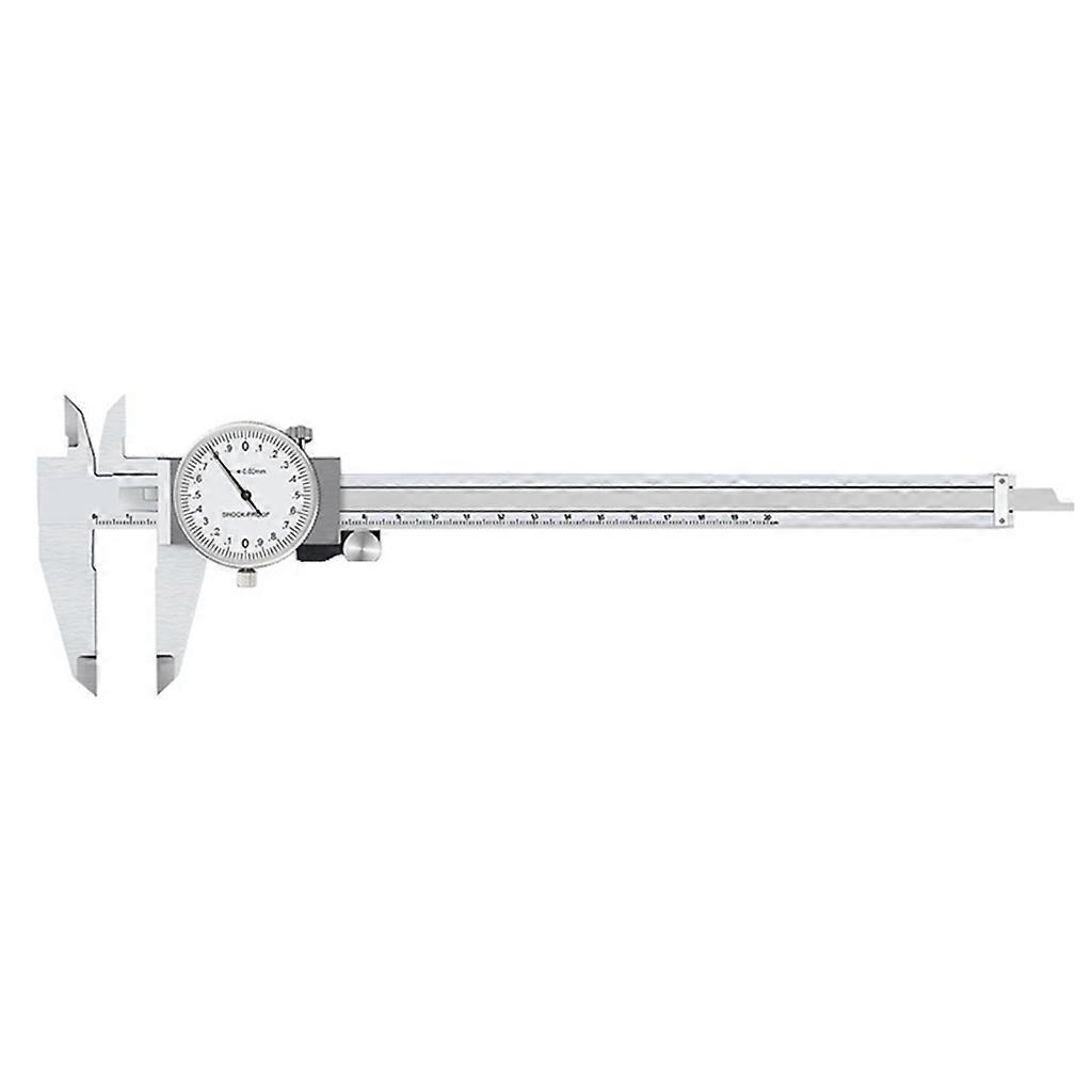 Vernier Caliper With Meter Dial Calipers Metal-Gauge Ruler Depth Measuring Tools