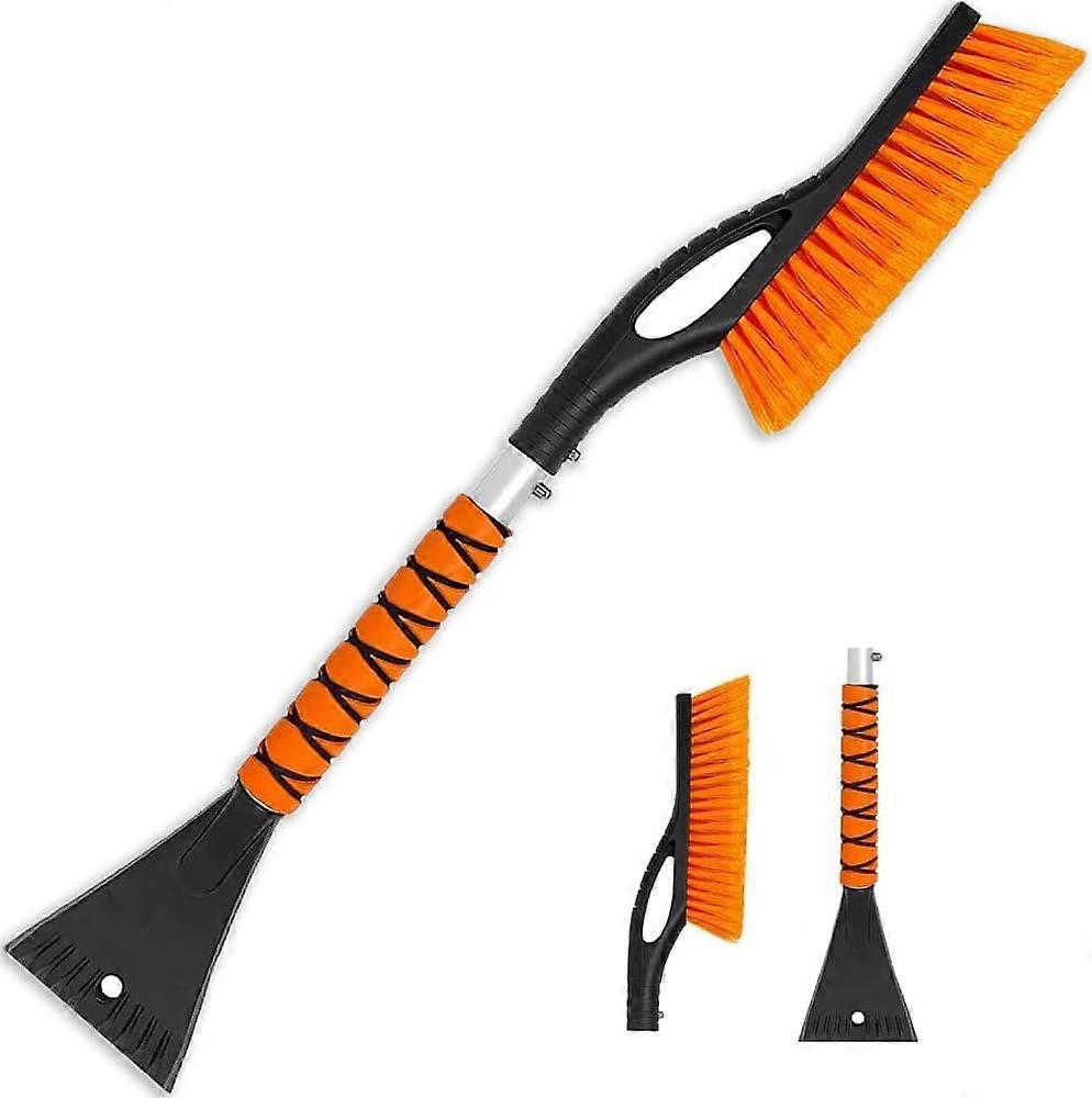Snow Brush, Detachable Ice Scraper for Car Windshield with Ergonomic Foam Grip for Snow Removal