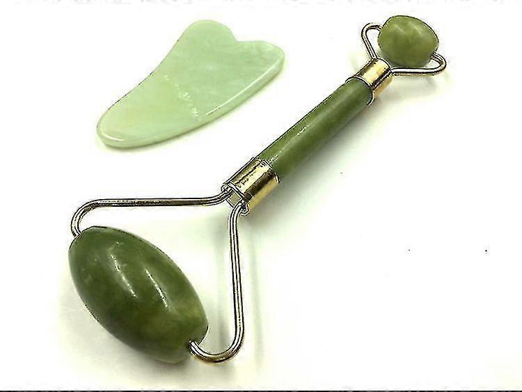 Jade Roller and Gua Sha Tool Set