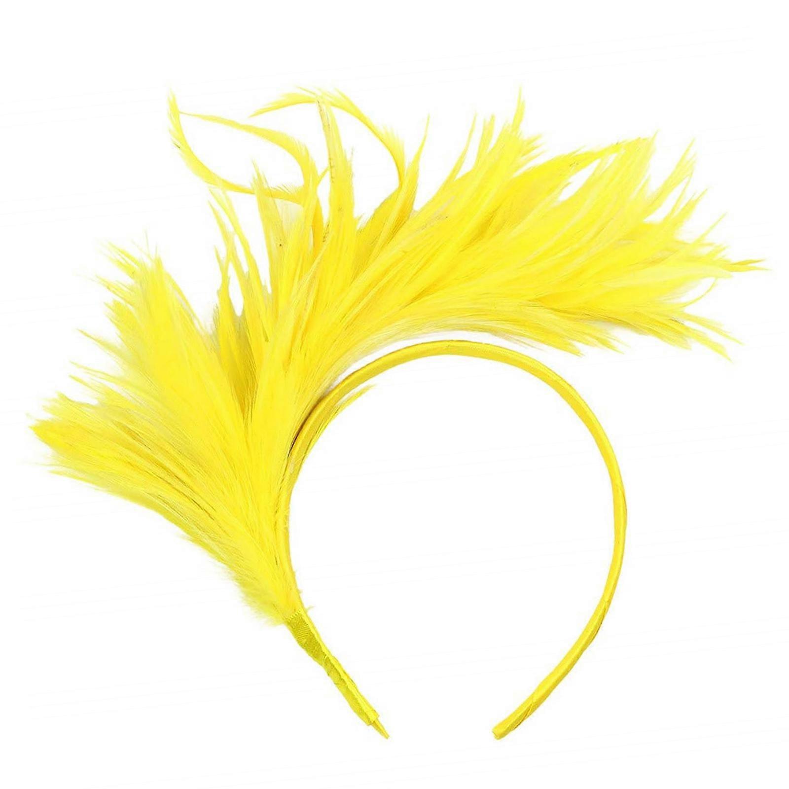 Dame plume coiffe bandeau Boho carnaval déguisements partie cheveux cerceaux bandes
