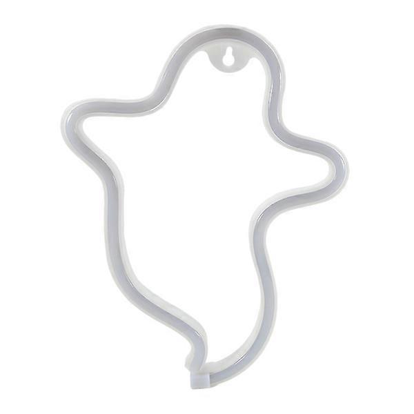 Halloween Night Light Desktop LED Ghost Shaped Neon Light without Battery