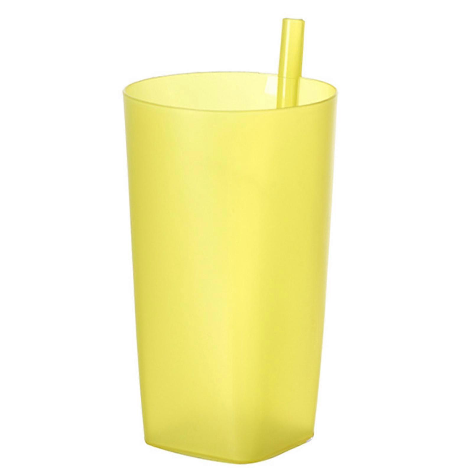 360ml/380ml Straw Cup Smooth Edge Large Capacity Leak-proof Kid Children Infant Baby Sip Cup for Students