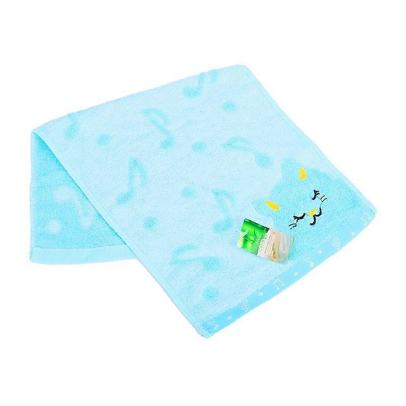 Practical Kids Shower Cloth Safe Cat Musical Note Pattern