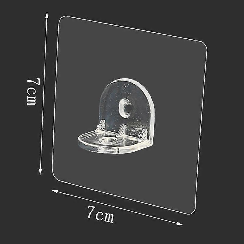 12/10/4Pcs Shelf Support Hooks Sticker Punch-free Layered Partition Bracket Paste Screw Hook Triangle Bracket Support Shelf Hook