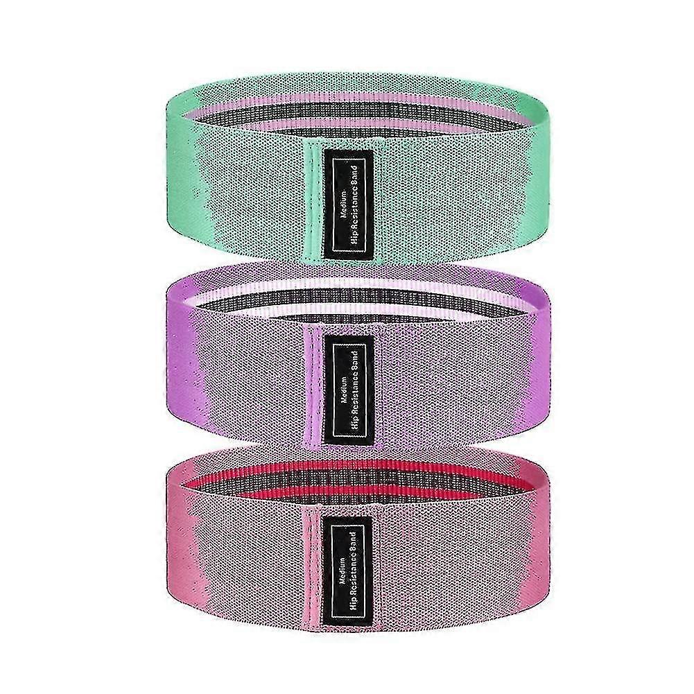 Resistance Bands Set,with 3 Resistance Levels,compatible With Glutes Training