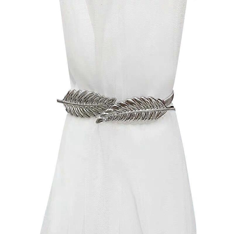 Curtain Clip High Elasticity Anti-rust Metal Elk Leaves Curtain Tieback for Home JIKAIX