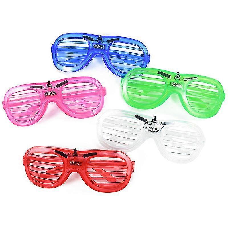 أدى ضوء مضيئة توهج نظارات عيد ميلاد حزب بار حفل موسيقي الدعائم الفلورسنت الديكور هالوين اللوازم