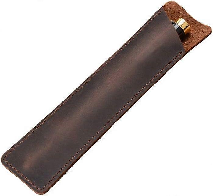 Leather Pen Case Holder Handmade Fountain Protective Case for Ballpoint Pen