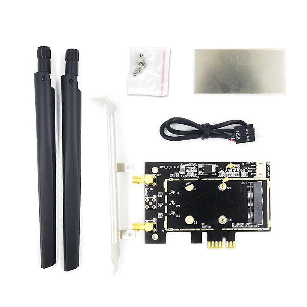 Wifi Wireless Network Adapter Mini PCIE to PCI-E Support Bluetooth-compatible