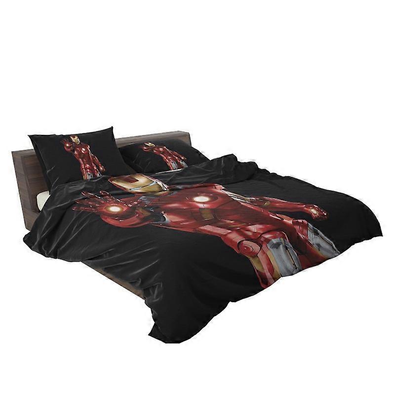 v4451 Bed Sheets Iron Man Marvel Comics Superheroes  Duvet Cover Set Bedclothes Bed Sheets IU4451