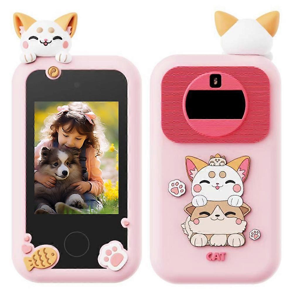X11 2,8 polegadas Touch Screen Cartoon Kids Phone Camera Toy Dual Lens Video Recorder com 32G Memory Car
