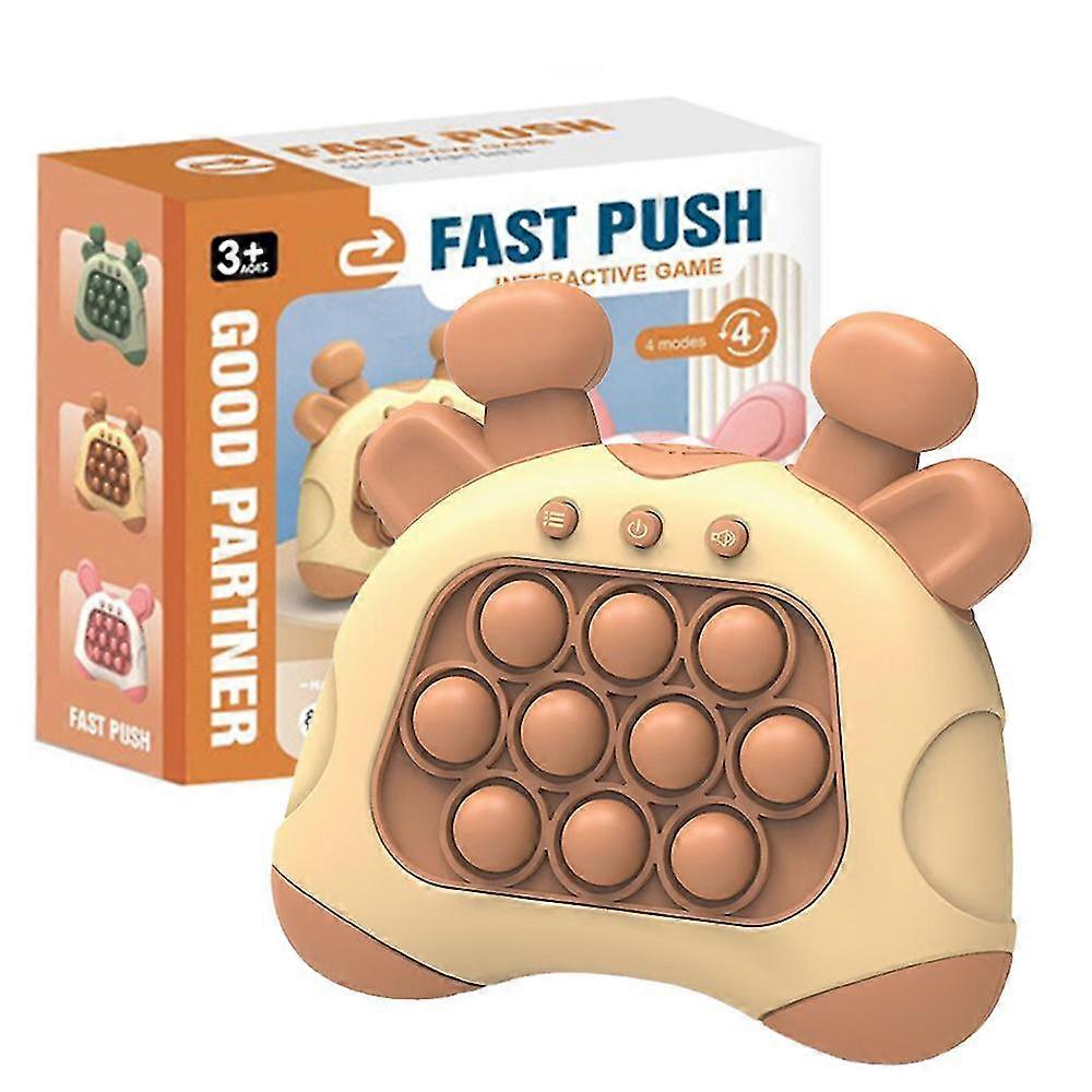 Fast Push Bubble Game Toy With Lights, Anxiety Children And Adults Handheld Electronic Toy, Fun Multiplayer Game For The Whole Family