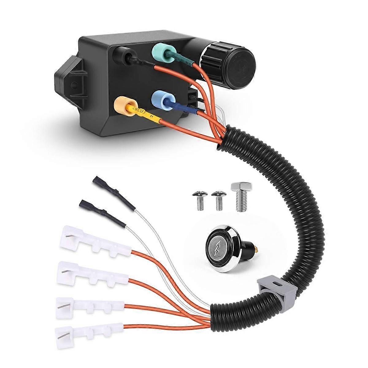BBQ Grill Ignitor Kit Replacement Parts Ignitor Switch with Wires for for II 410/210 Series Gas Gri