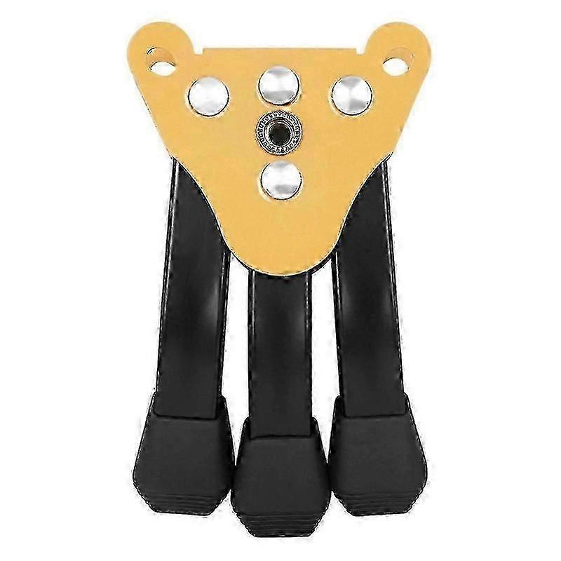 Support de flûte et de clarinette pliable et amovible, base jaune vif