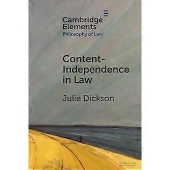 Independência de conteúdo no Direito - Julie Dickson