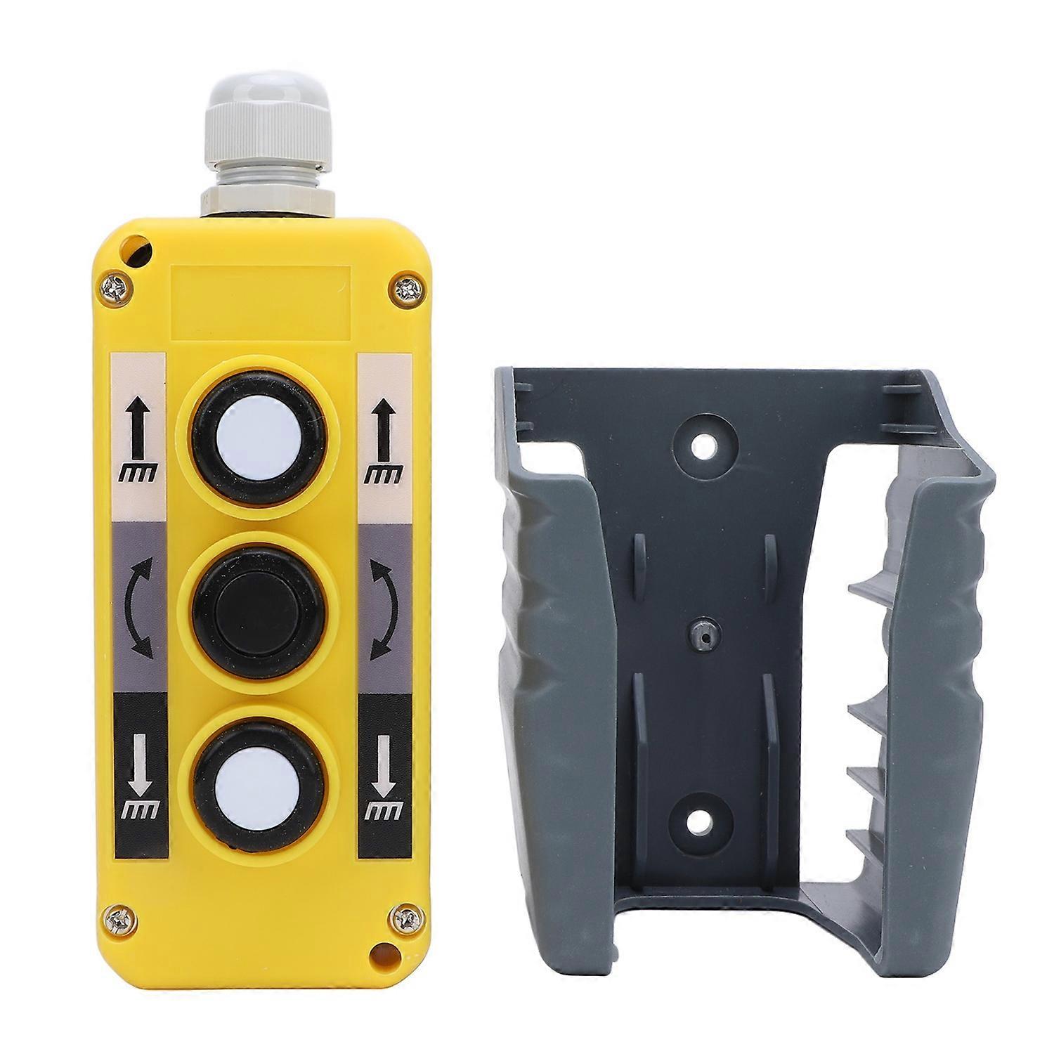 Crane Push Button Switch Lifting Pendant Controller Universal for Dump Truck Winch Up Down Hoist AC2